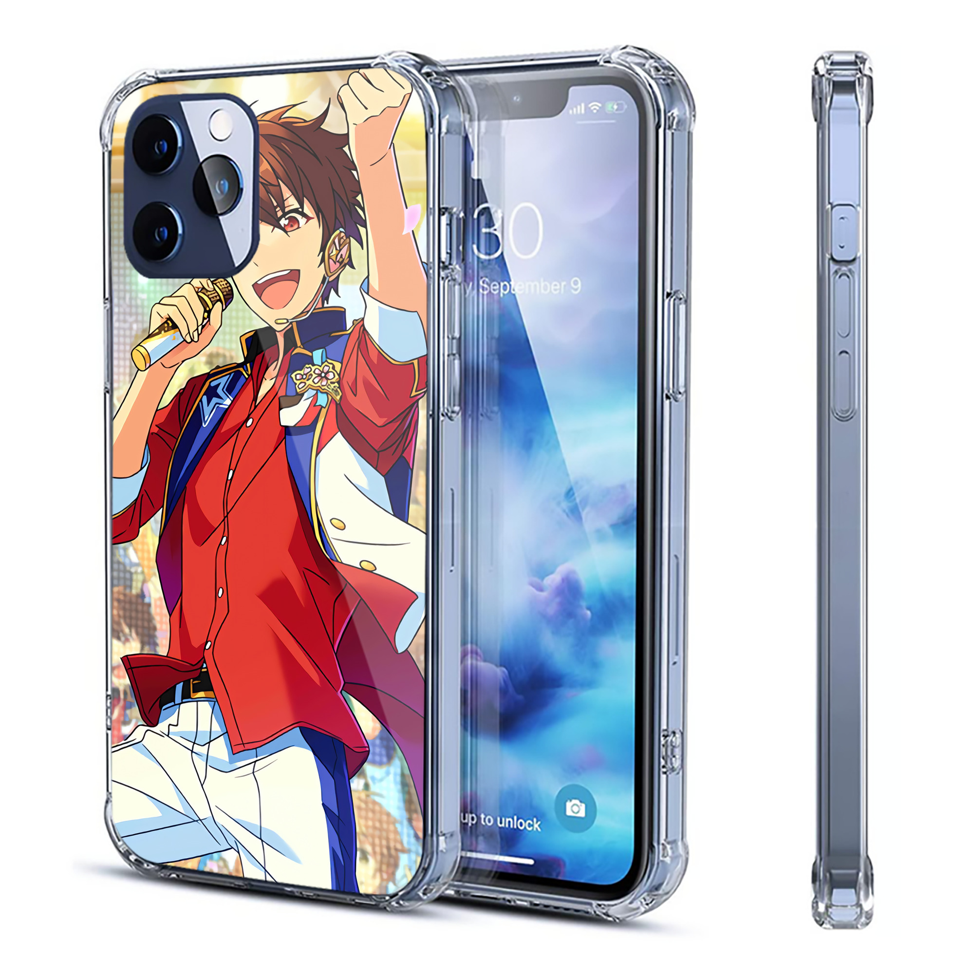 （画像用） あんさんぶるスターズ! Ensemble Stars 【iPhone 12シリーズ対応】透明スマホケース（クリアソフトケース）